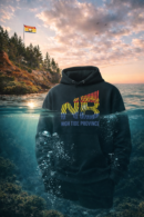 Premium LEDA hoodie inspired by New Brunswick’s legendary high tides. Coastal streetwear design, mid-weight comfort, and limited release.