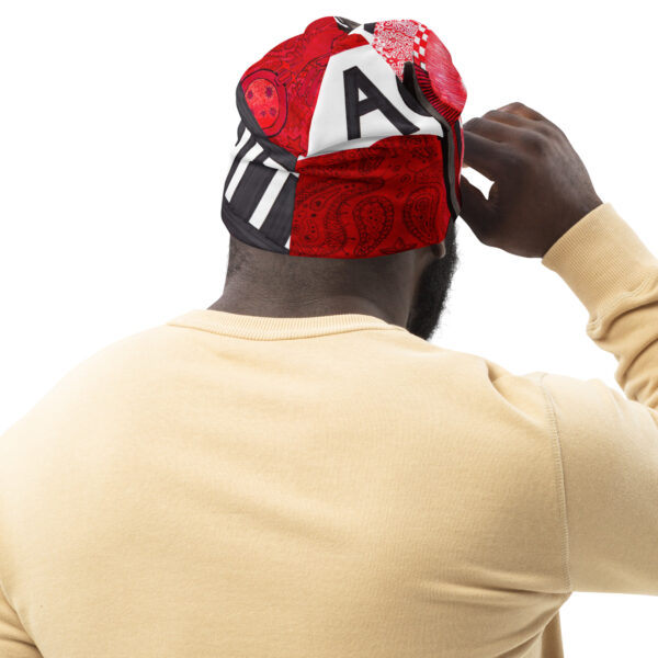 Ben Holgate - "Fried Flake"  All-Over Print Beanie - Image 3