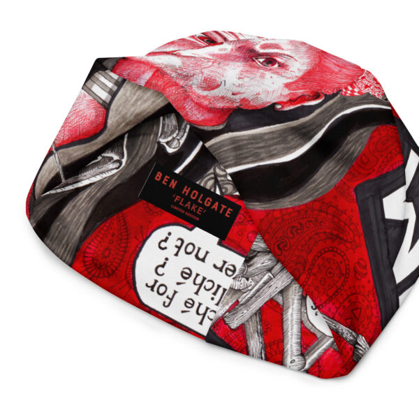 Ben Holgate - "Fried Flake"  All-Over Print Beanie - Image 8