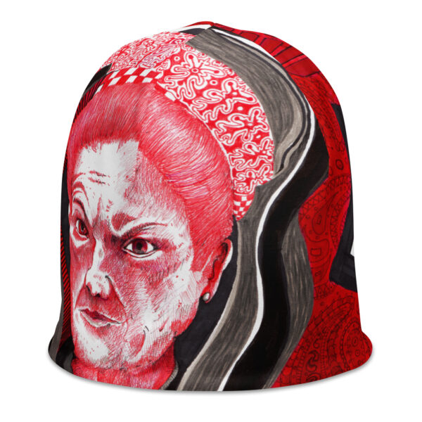 Ben Holgate - "Fried Flake"  All-Over Print Beanie - Image 5