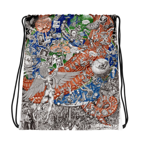 Gracefully Mocking to the End - Drawstring bag - Image 2