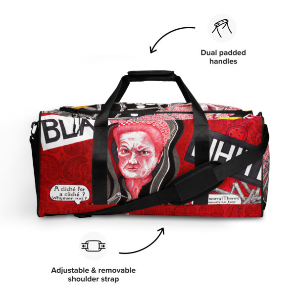Ben Holgate Art - "Flake" Duffle bag - Image 4