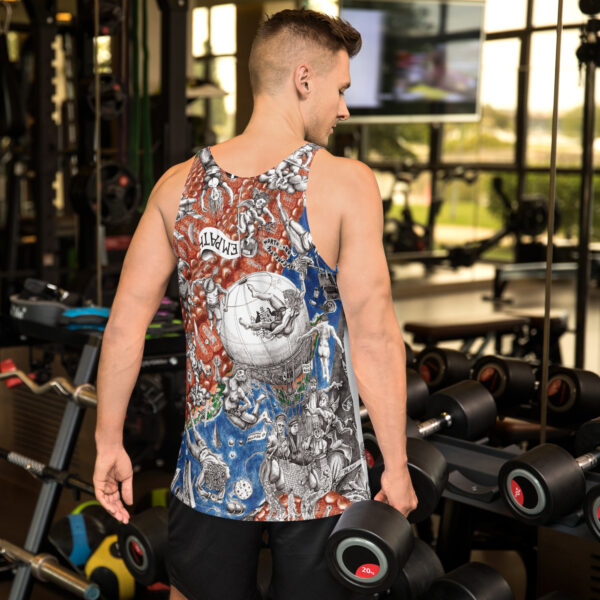 Gracefully Mocking to the End - Unisex Tank Top - Image 2