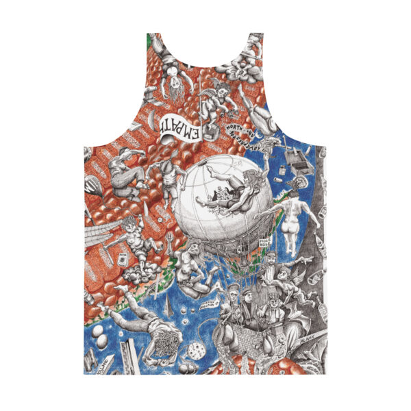 Gracefully Mocking to the End - Unisex Tank Top - Image 4