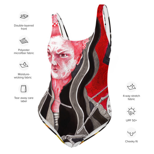 Ben Holgate - "Fried Flake" One-Piece Swimsuit - Image 3