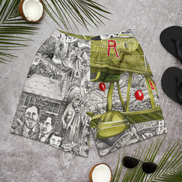 All-Over Print Unisex Athletic Long Shorts