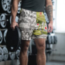 All-Over Print Unisex Athletic Long Shorts