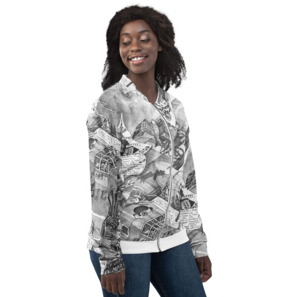 Ben Holgate Art - Unisex Bomber Jacket - Image 2