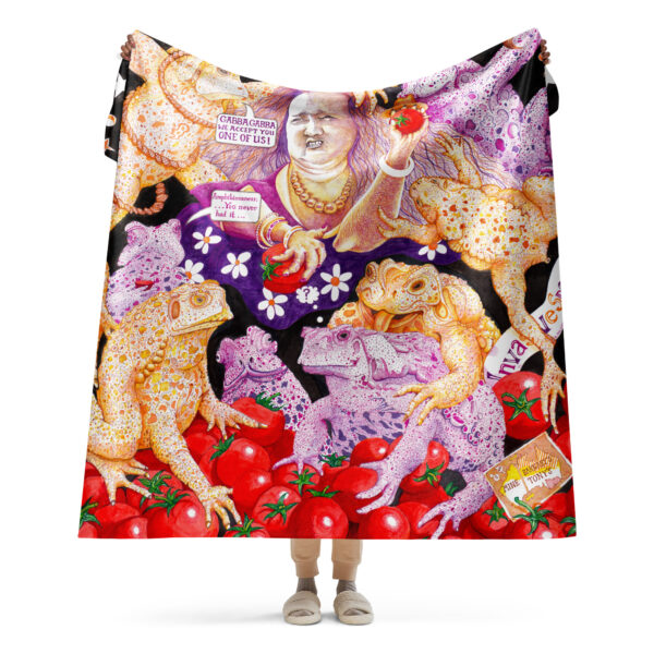 Ben Holgate Art - "Mine" Sherpa blanket