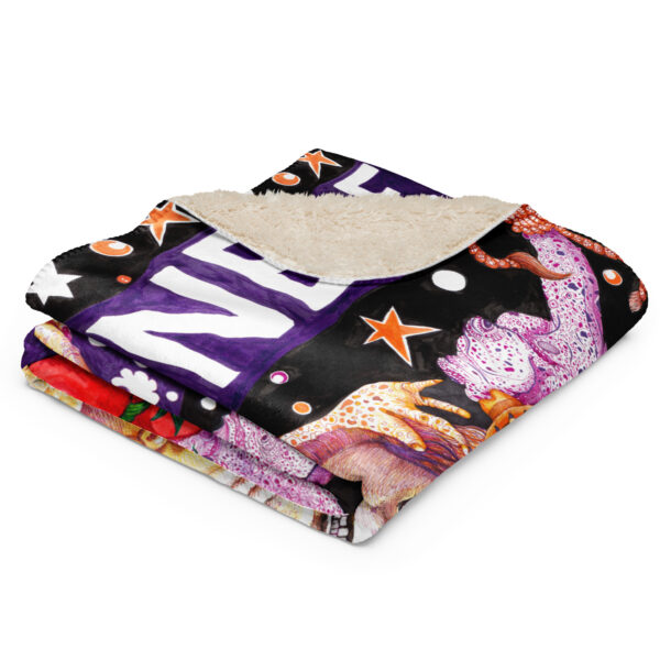 Ben Holgate Art - "Mine" Sherpa blanket - Image 2