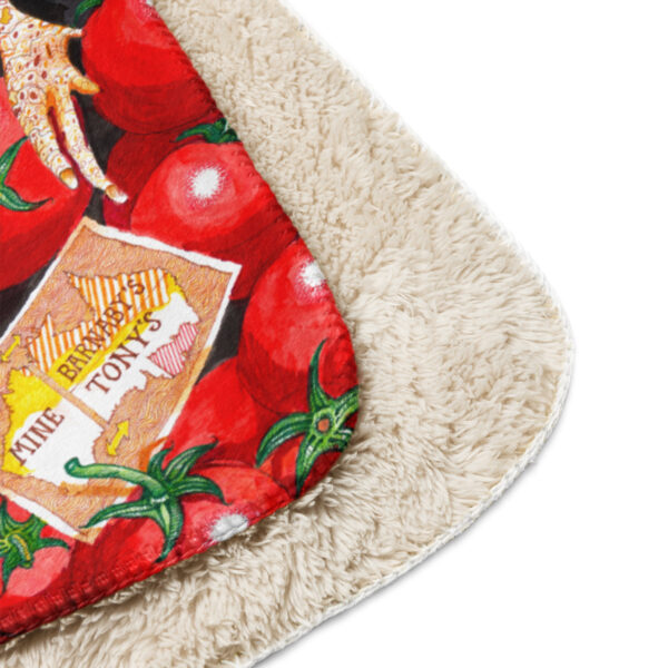 Ben Holgate Art - "Mine" Sherpa blanket - Image 3