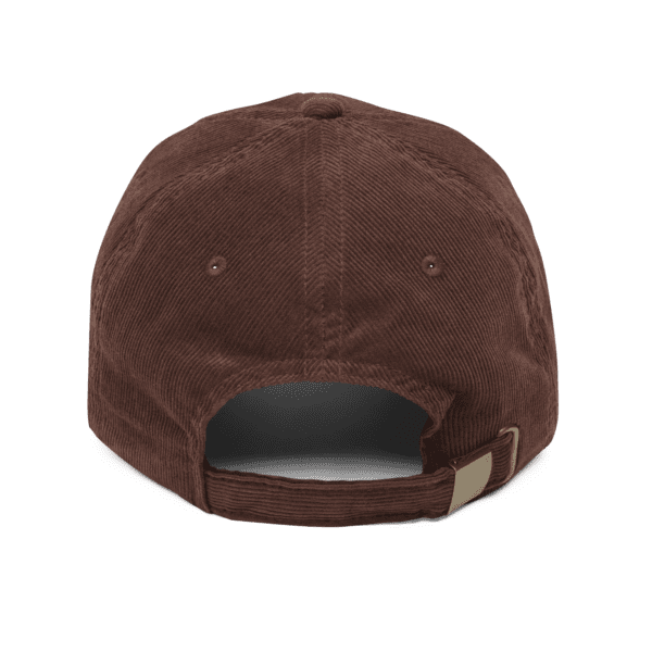 Vintage Brown Corduroy Cap – by LEDA. - Image 5