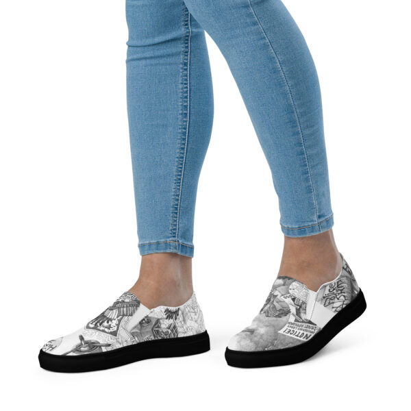 Bnen Holgate Art - Women’s slip-on canvas shoes - Image 3