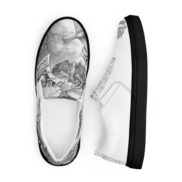 Bnen Holgate Art - Women’s slip-on canvas shoes - Image 4